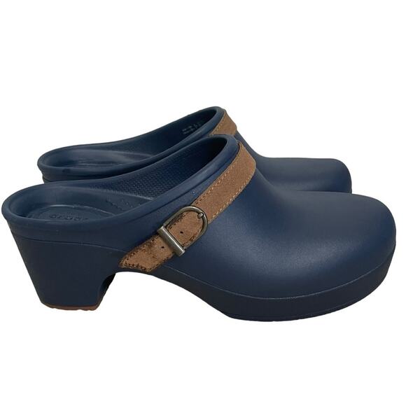 Crocs‎ Sarah Blue Clogs Size 9 - Picture 1 of 8
